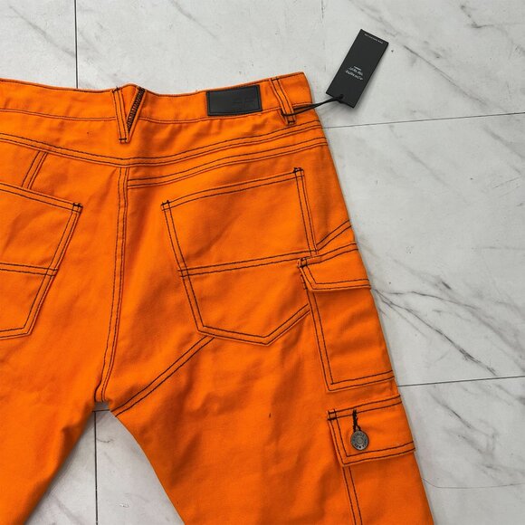 AKINGS Kyle Snap Cargo Pants (Orange - Size 36) - Picture 4 of 7